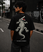 Rare Beings: No Mercy Crocodile Streetwear Tee